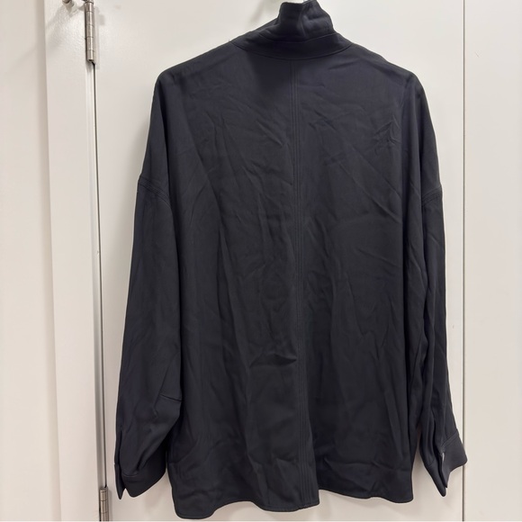 Mossimo dutti Black V-Neck Utility Shirt with Chest Pockets - Picture 2 of 8
